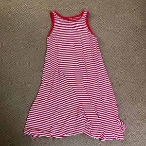 Super Comfy Striped Sleeveless A-Line Dress